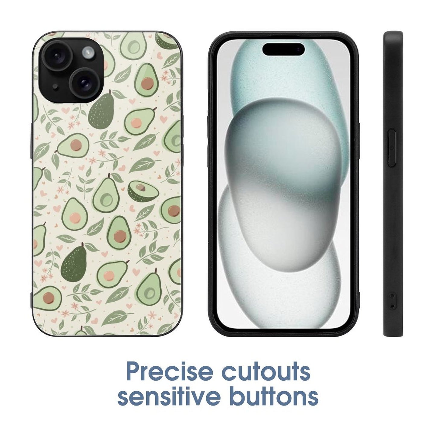 Glass Phone Case for iPhone 15 Series
