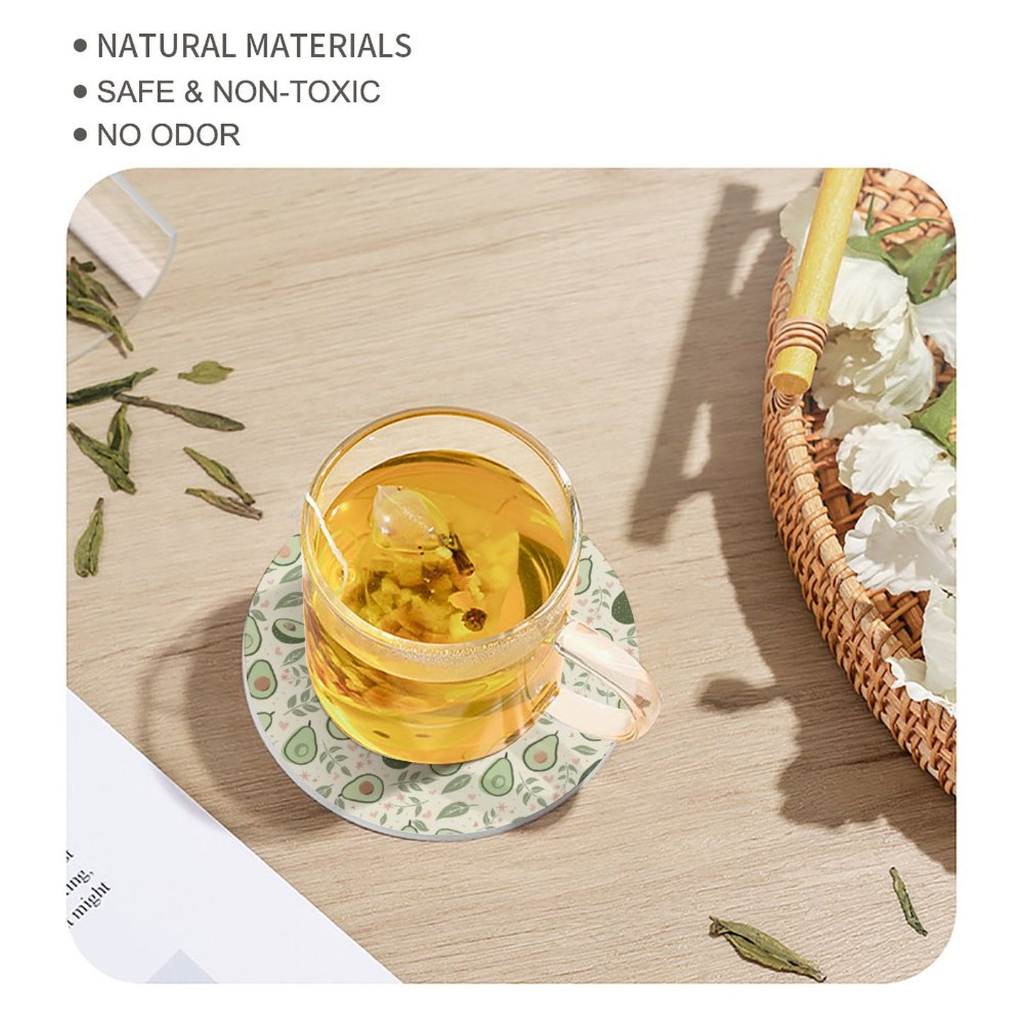 Round Ceramic Coaster
