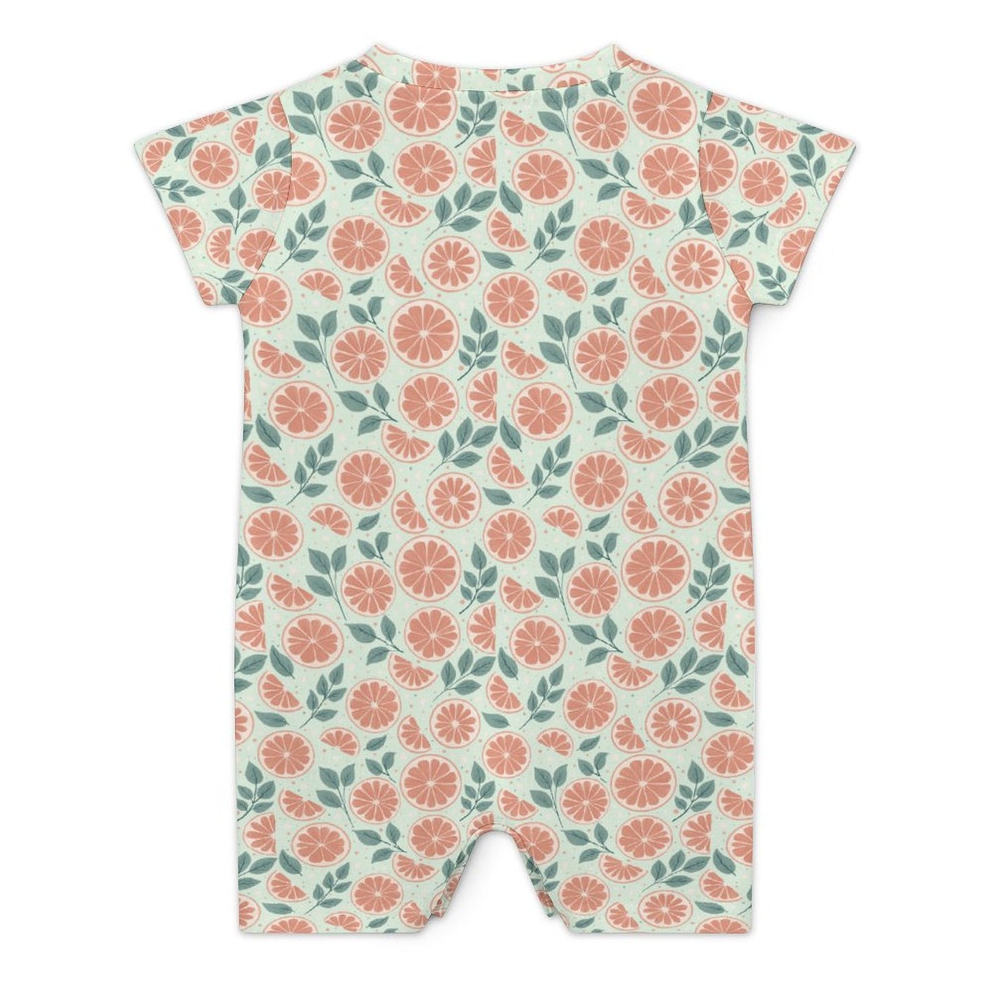 Short Sleeve Baby Bodysuit Romper - Ruby Darling