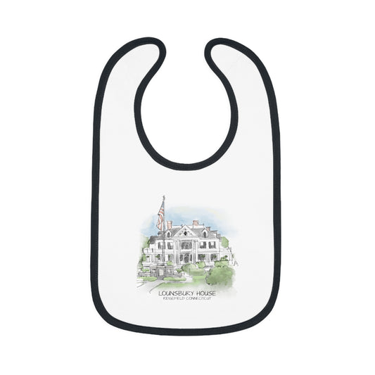 Personalized Baby Bib with Contrast Trim – Perfect for Gift Giving and Everyday Use
