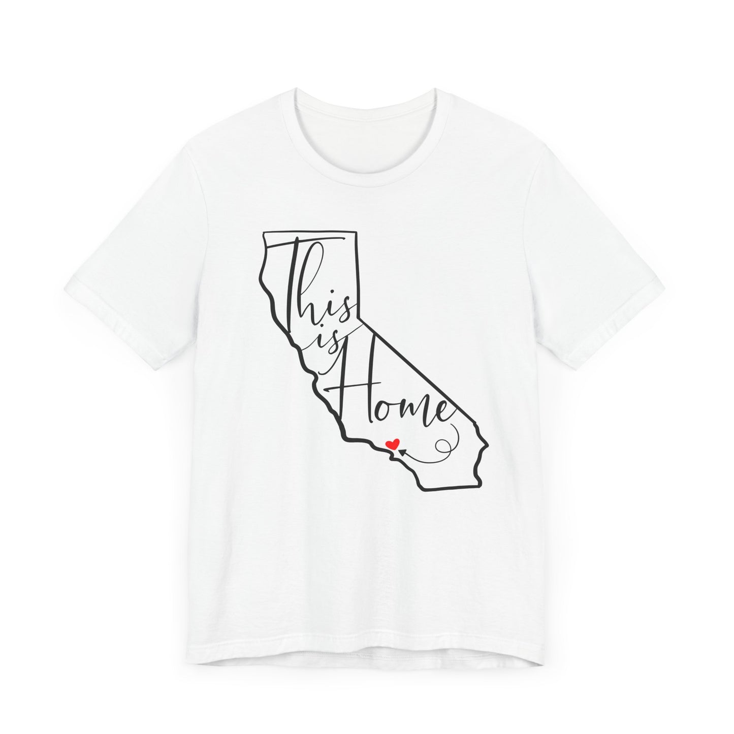 FUNDRAISER: This is home California Home Short Sleeve Tee - Unisex T-Shirt for Pride and Souvenir Lovers