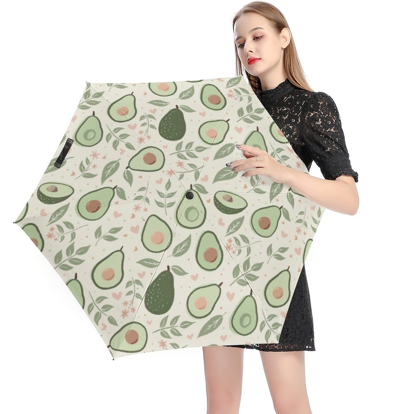 Portable 5 Fold Umbrella ZYS07-6K (Pattern Outside)