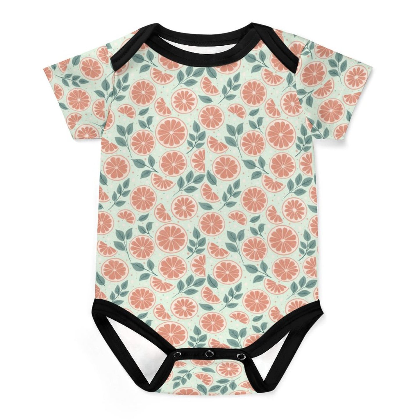 Short Sleeve Baby Romper - Ruby Darling