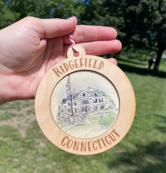 Lounsbury house ornaments