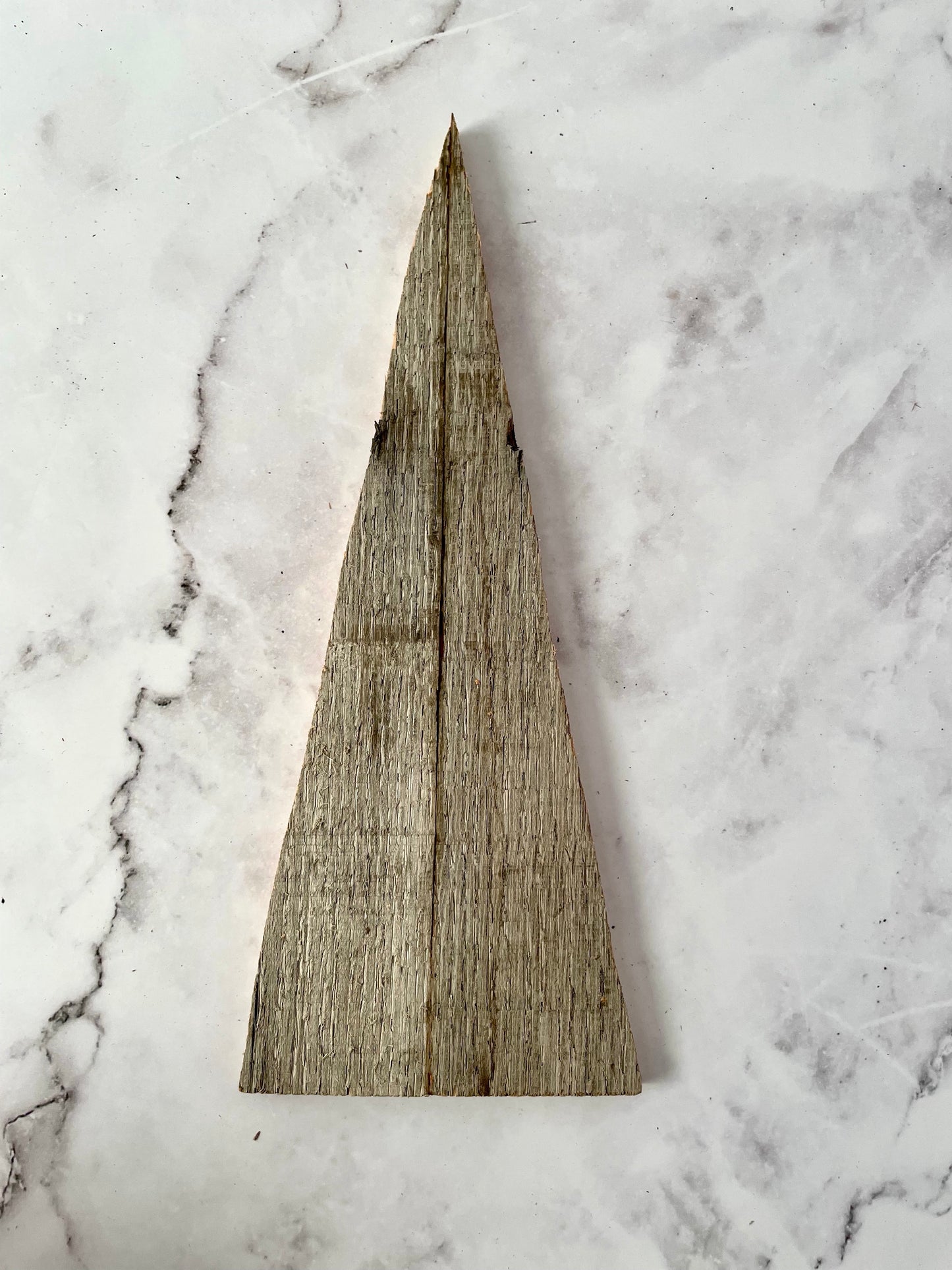 Rustic barn wood Christmas tree