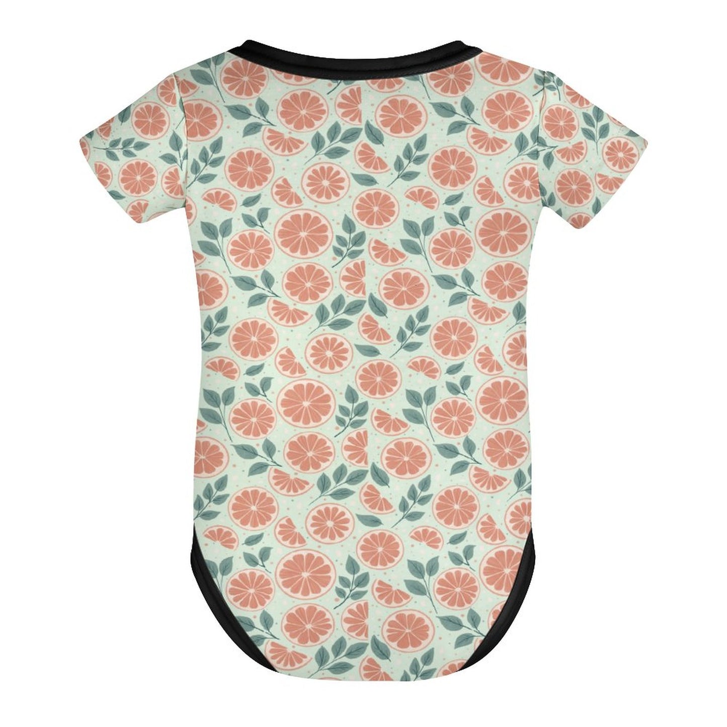 Short Sleeve Baby Romper - Ruby Darling
