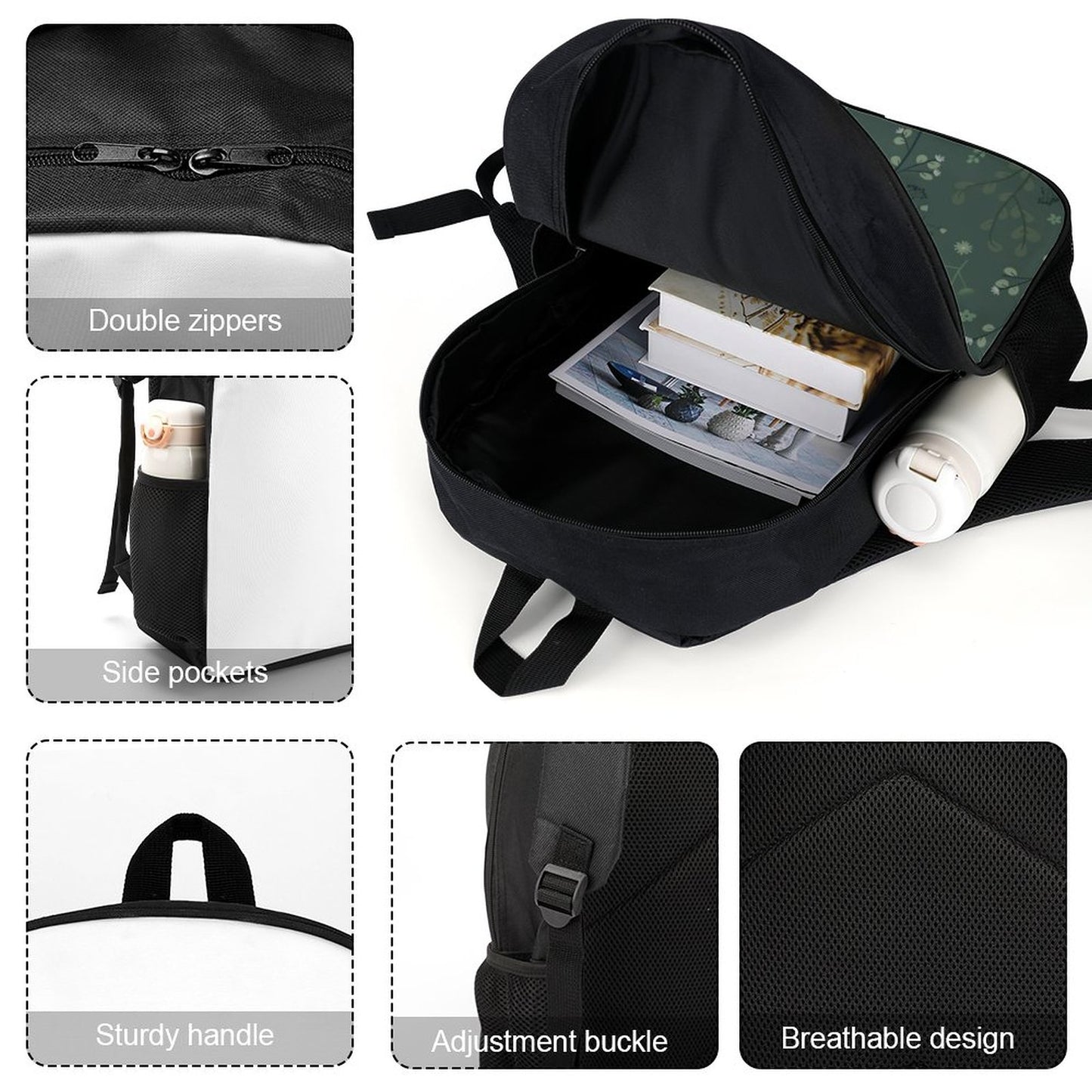 17 inch Backpack | Whispering Greens – Forest