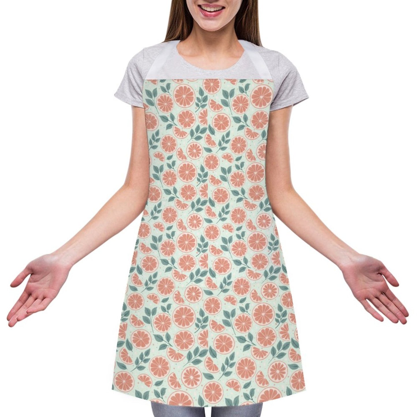 Adult Apron with Pocket - Ruby Darling