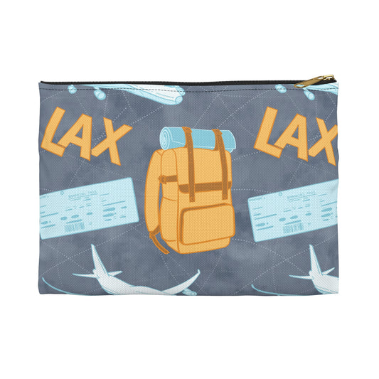 LAX pattern Accessory Pouch