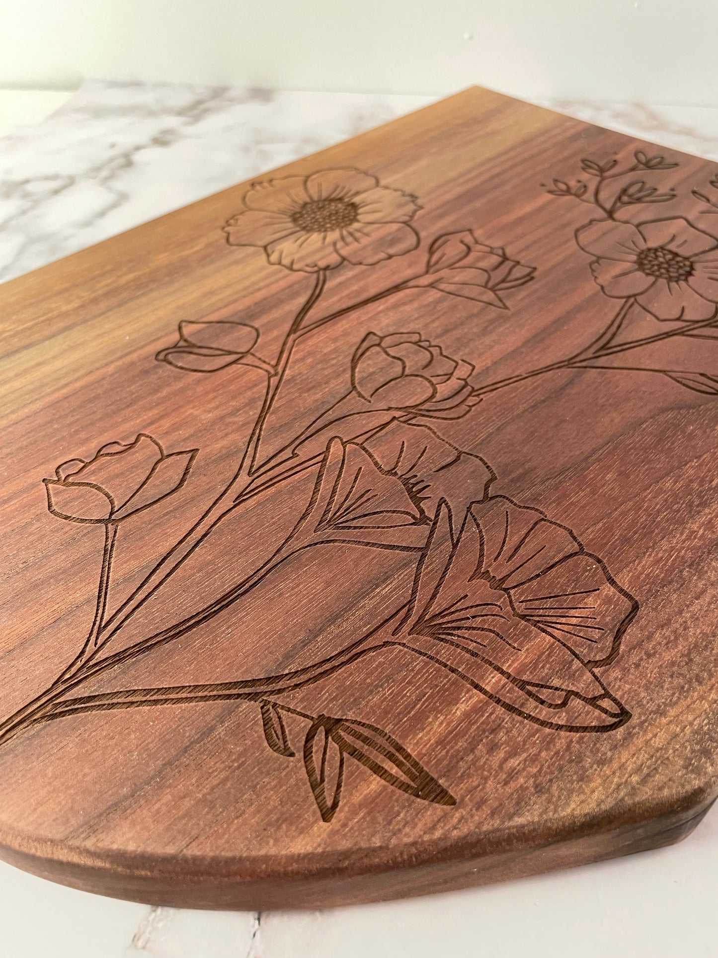 Walnut serving tray