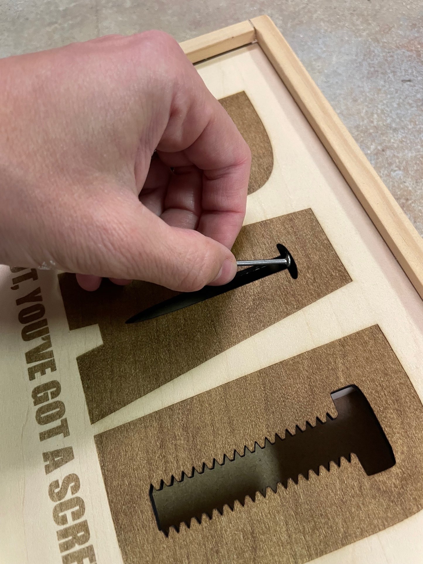 Digital File: Dad, turns out you have a screw loose - screw sorting, gift for Fathers Day