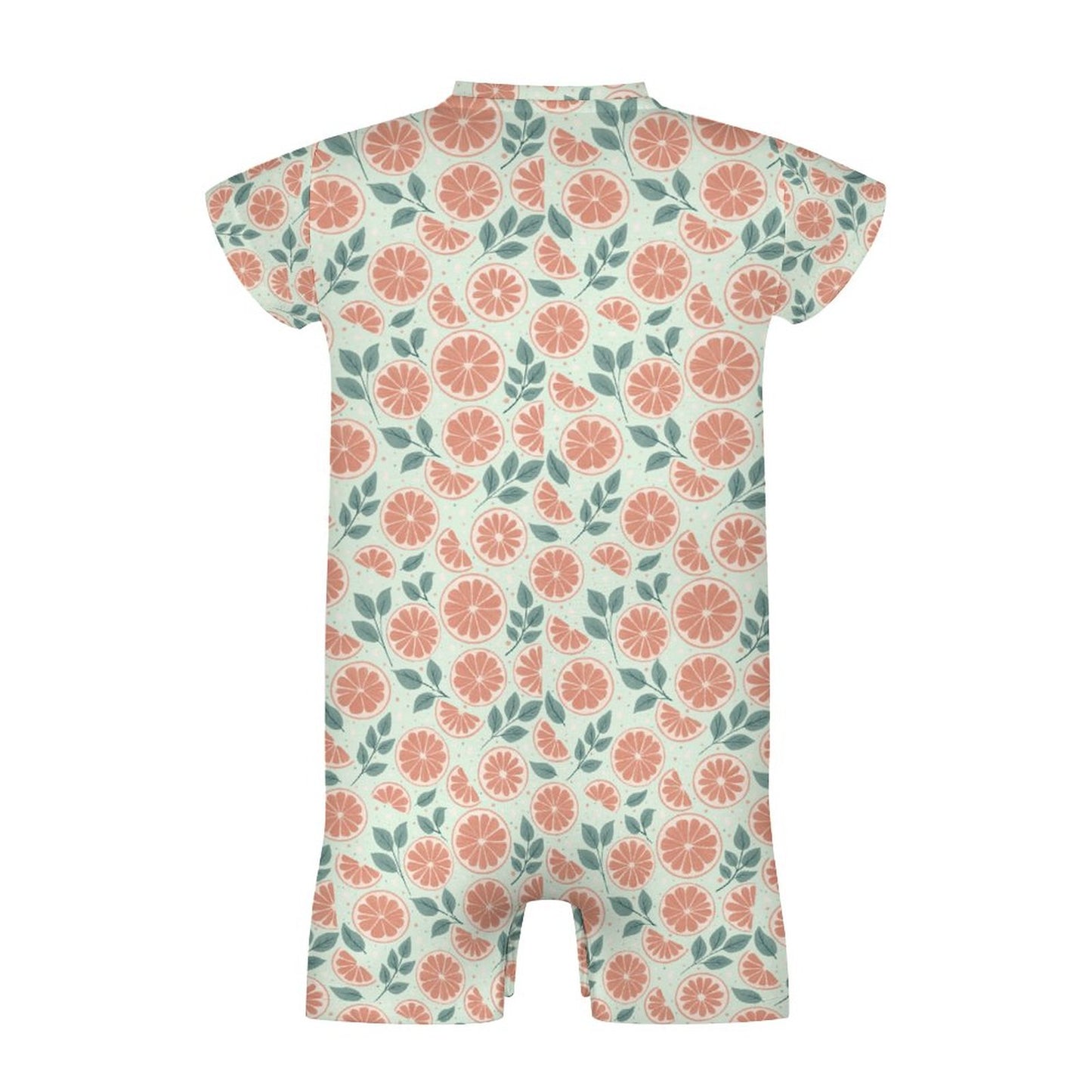 Short Sleeve Baby Bodysuit Romper - Ruby Darling