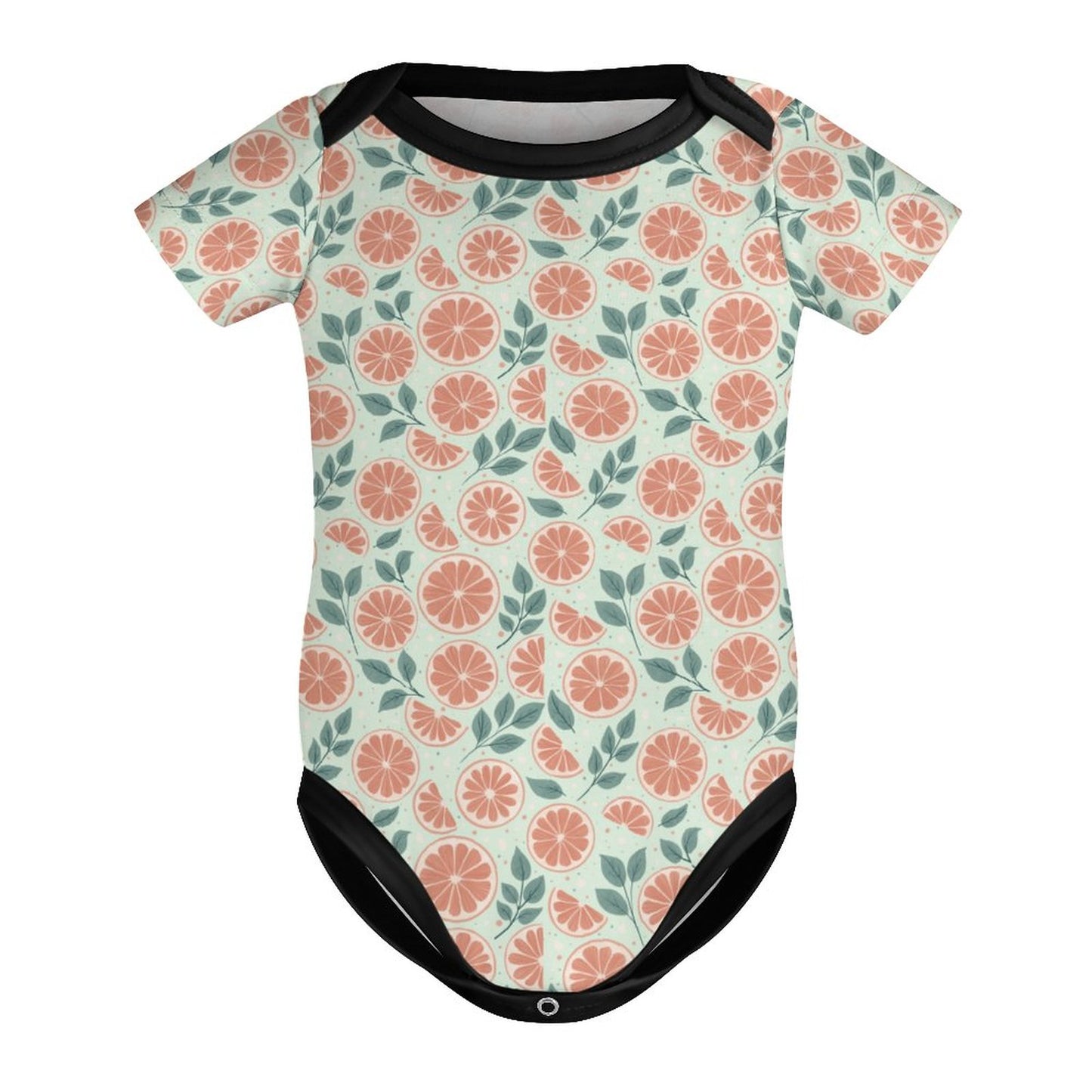 Short Sleeve Baby Romper - Ruby Darling
