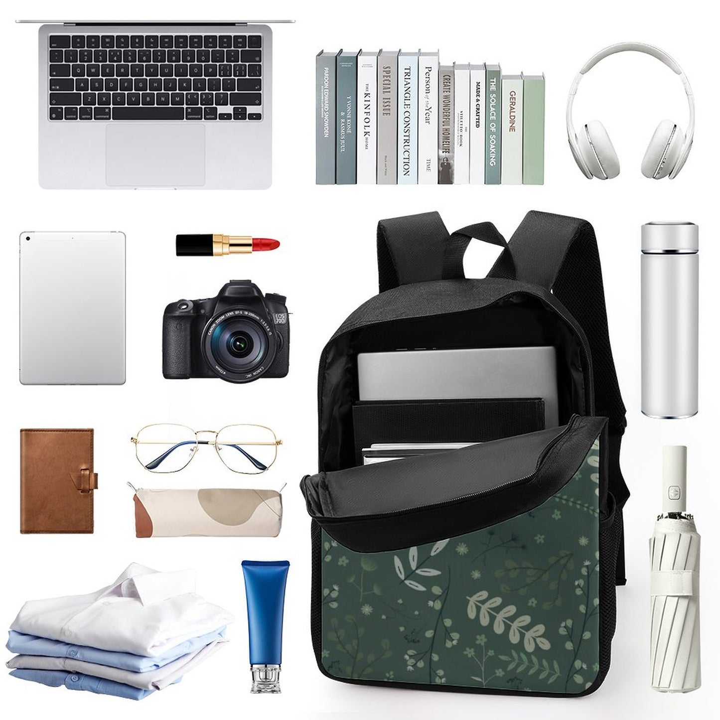 17 inch Backpack | Whispering Greens – Forest