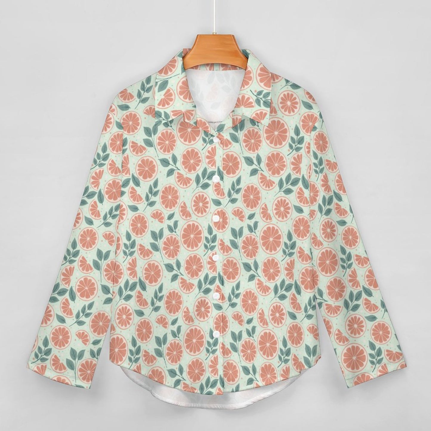 Women's Irregular Shirt button up - Ruby Darling