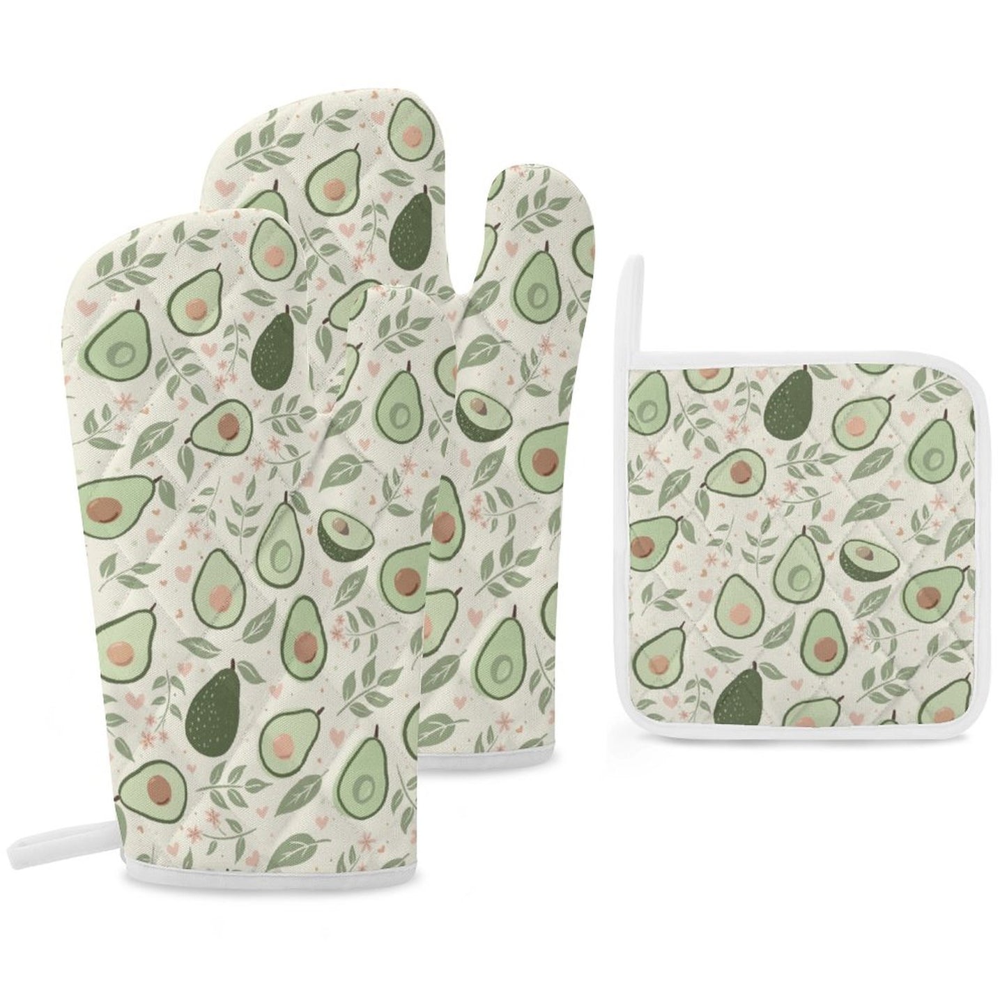 Oven Mitt & Pad Set of 3 | Avocuddle