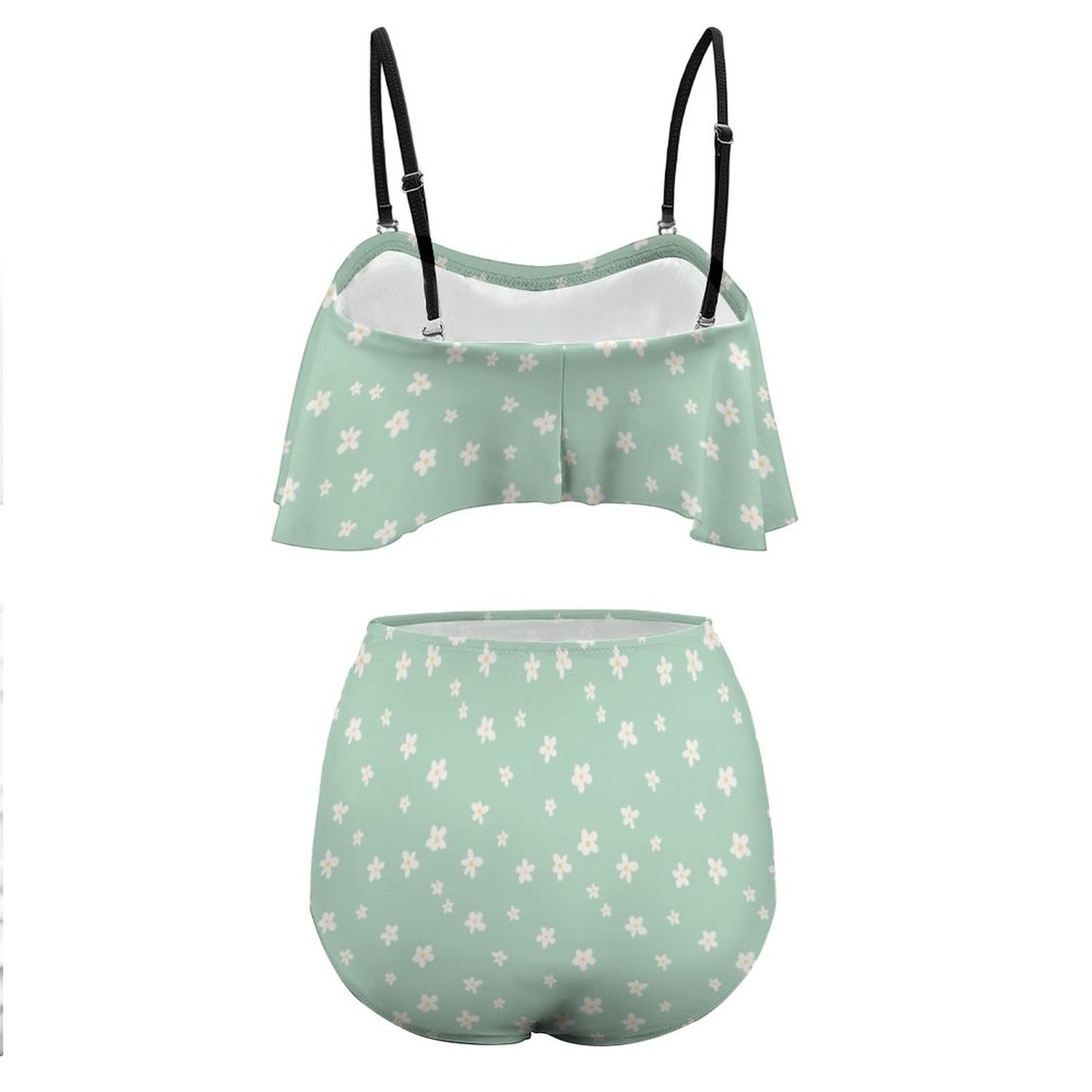 2-Piece Ruffle Tankini Swimsuit BK2080 (All-Over Printing)