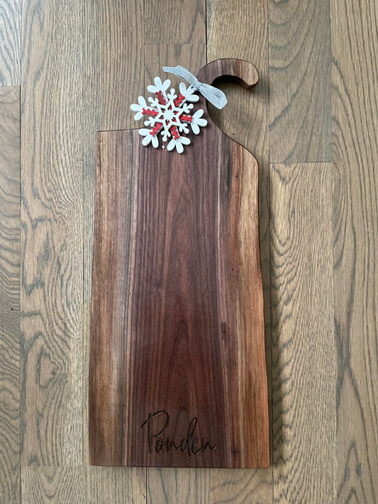 Custom charcuterie board